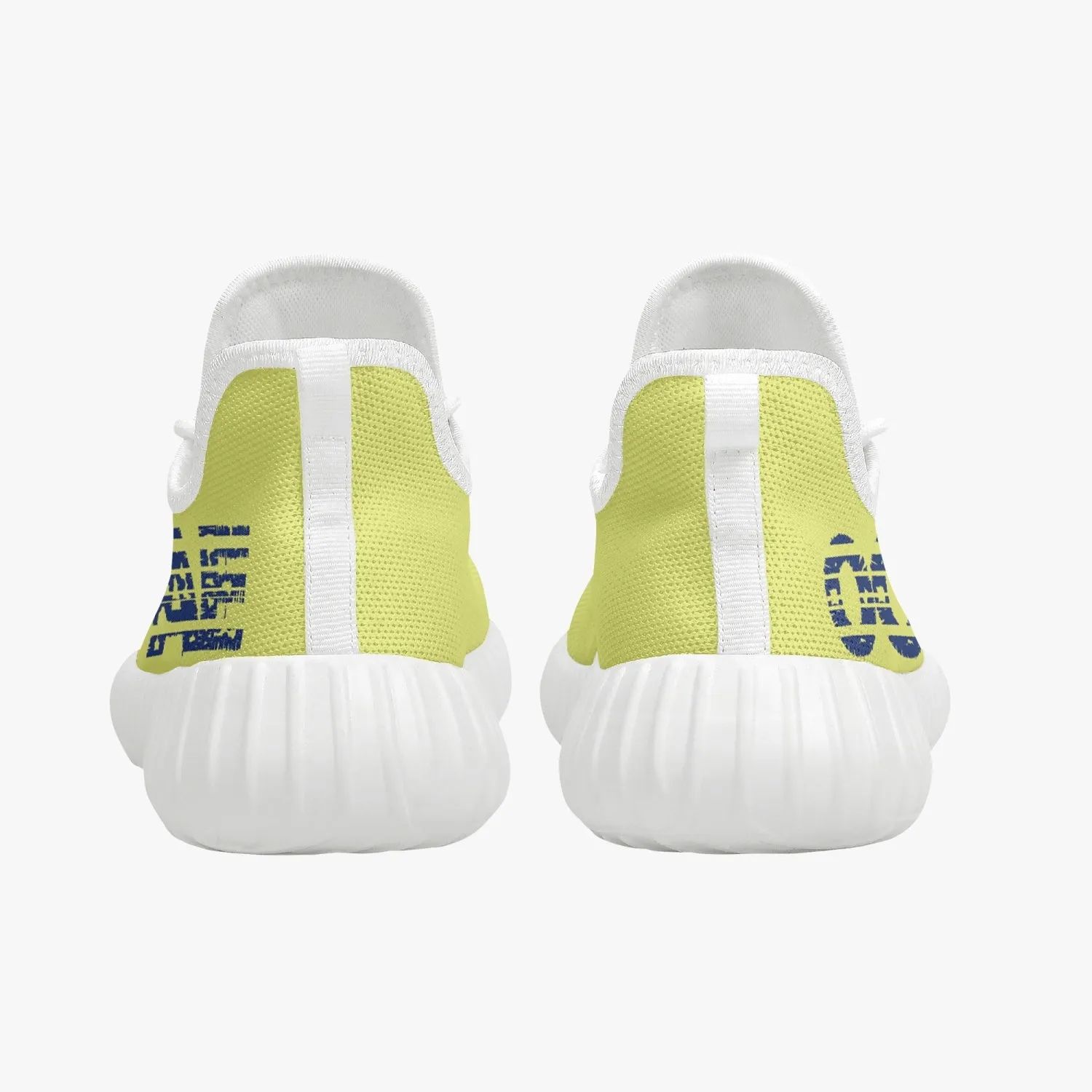 Mesh Knit Sneakers -Yellow