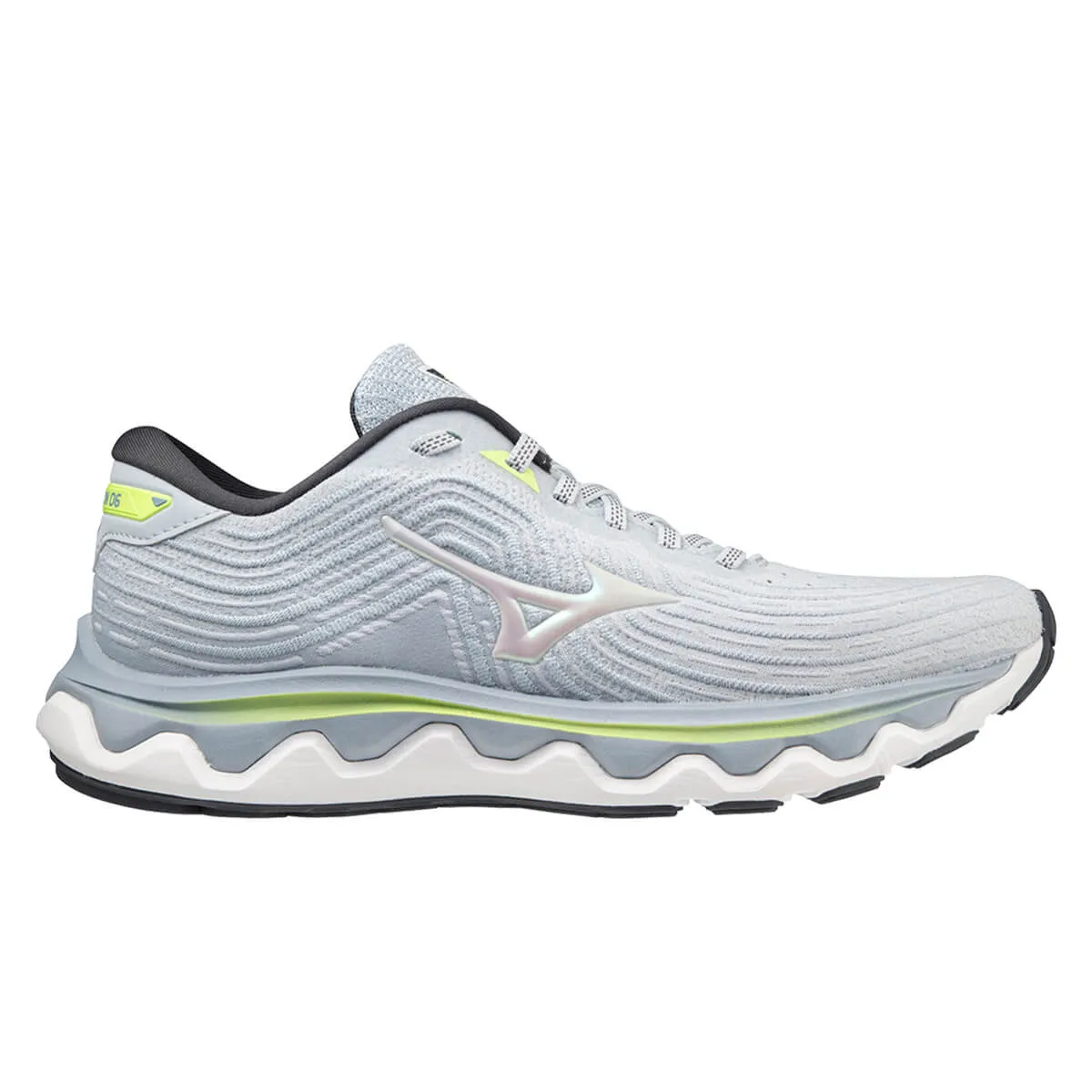 Mizuno Wave Horizon 6 Womens | Heather/wht/neolime