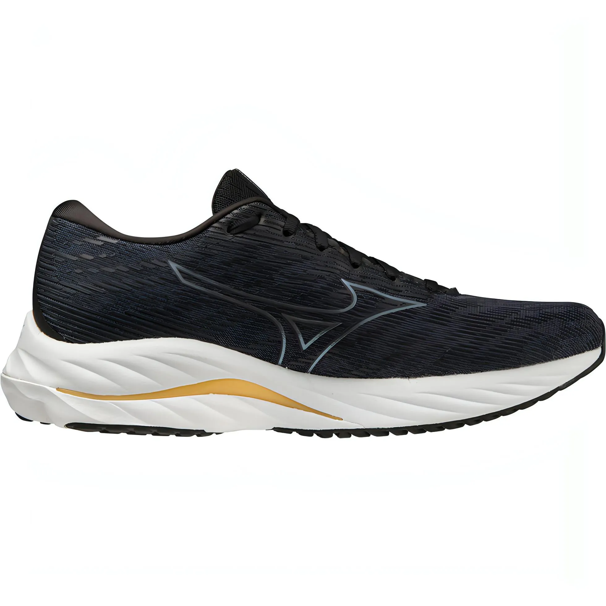 Mizuno Wave Rider 26 WIDE FIT (2E) Mens Running Shoes - Black