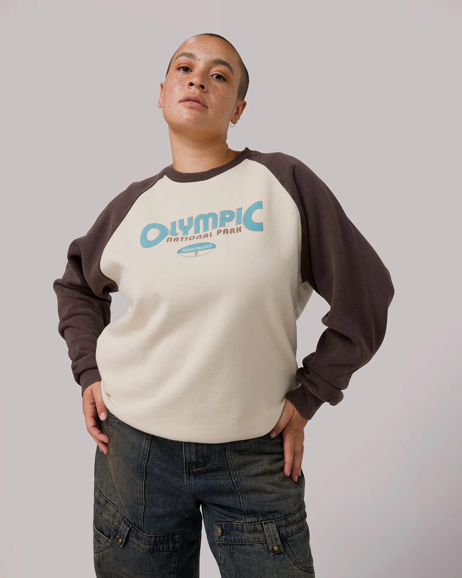 Olympic Greatest Hits Raglan Crew