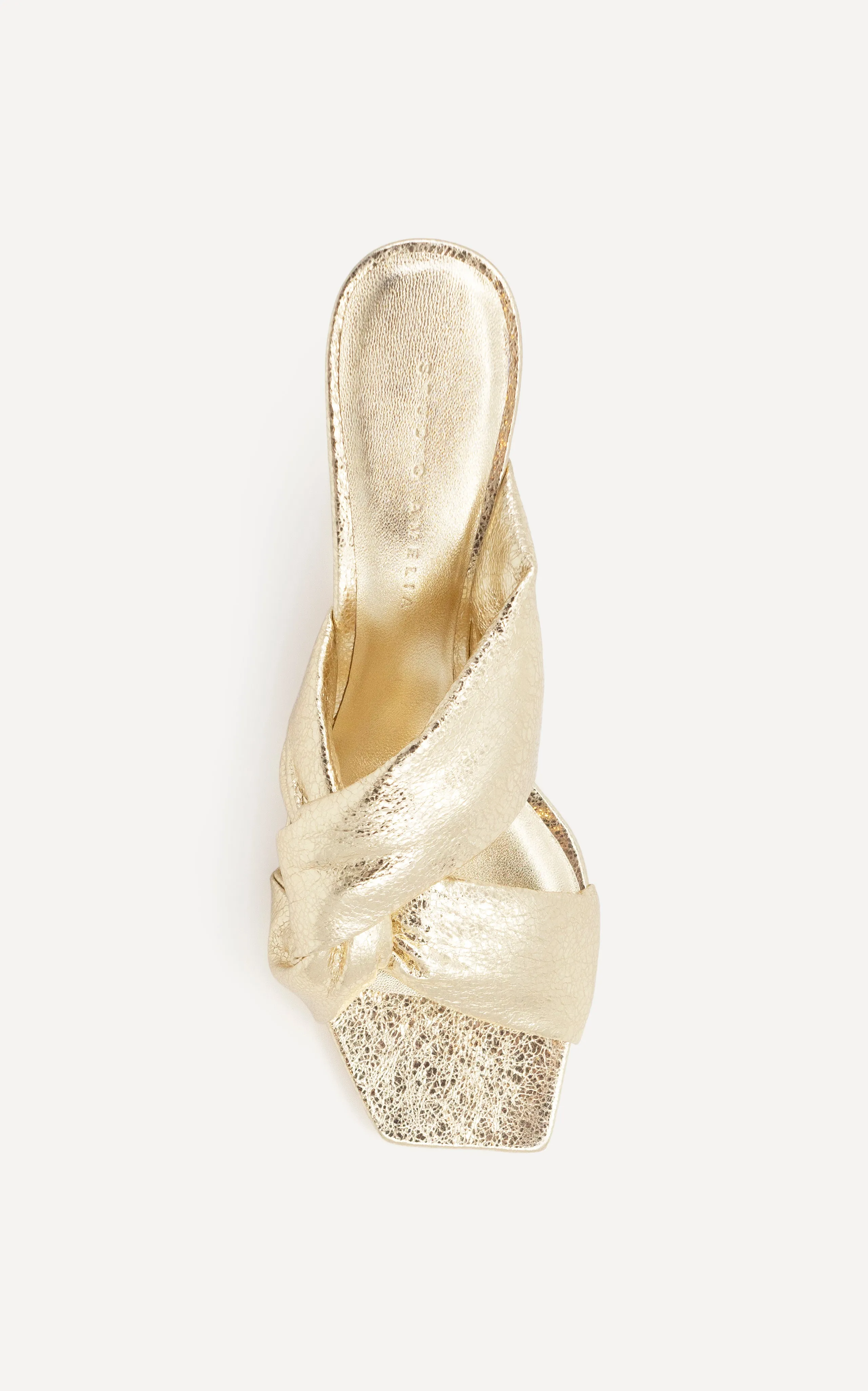 Pillow Loop 70 Heel | Gold