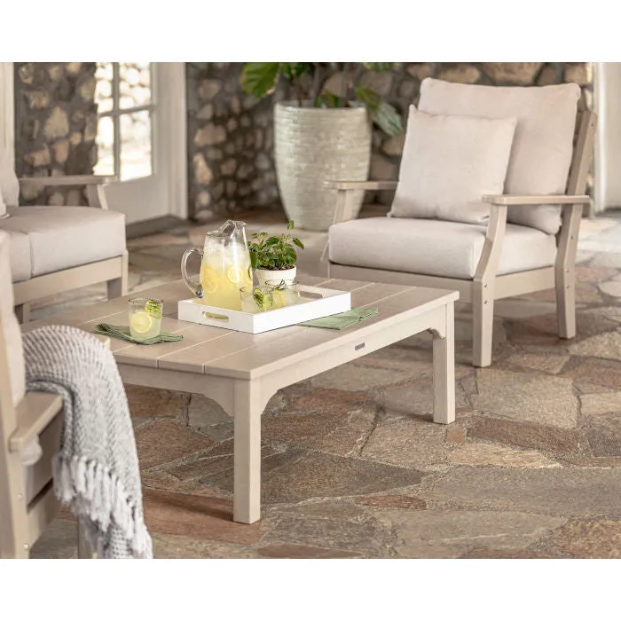 Polywood Outdoor Chinoiserie 47 x 32" Coffee Table