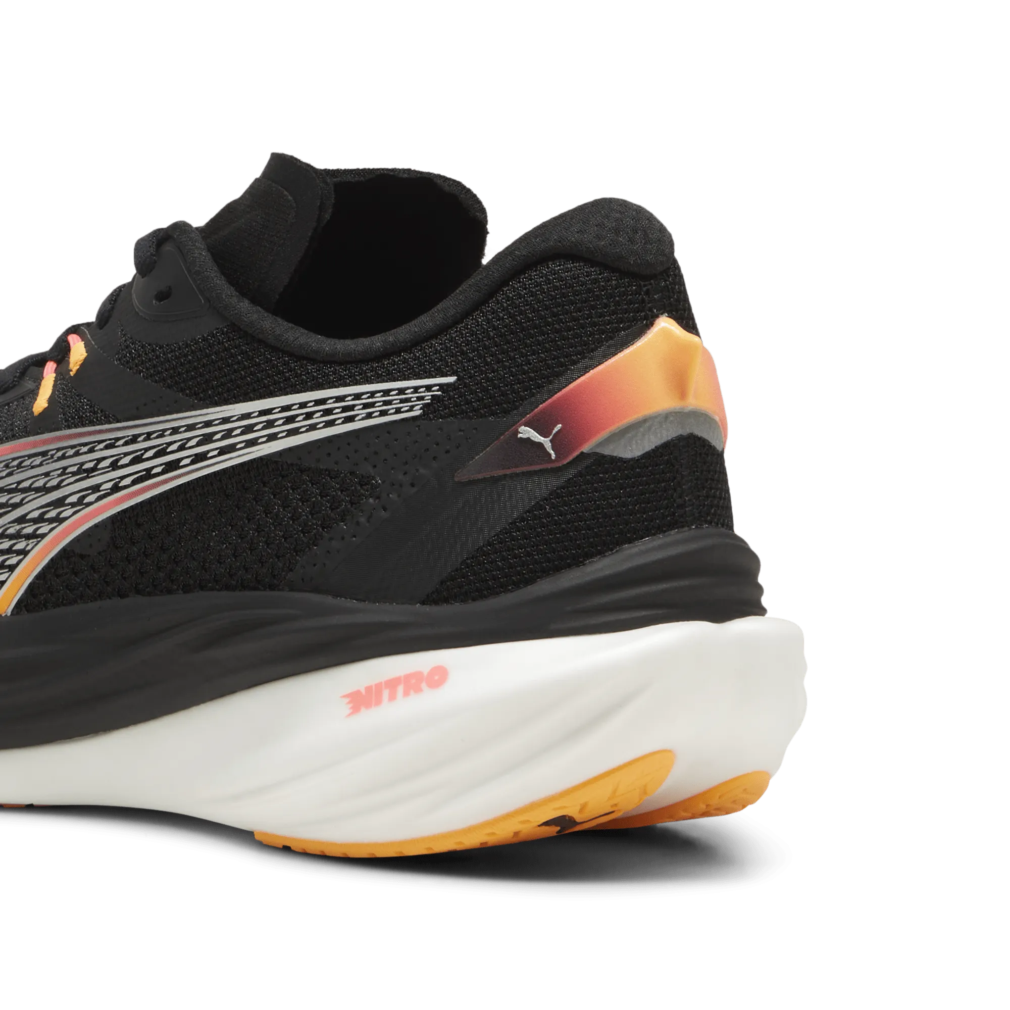 Puma Deviate Nitro 3 Men's Running Shoes AW24 Black/Sun Stream