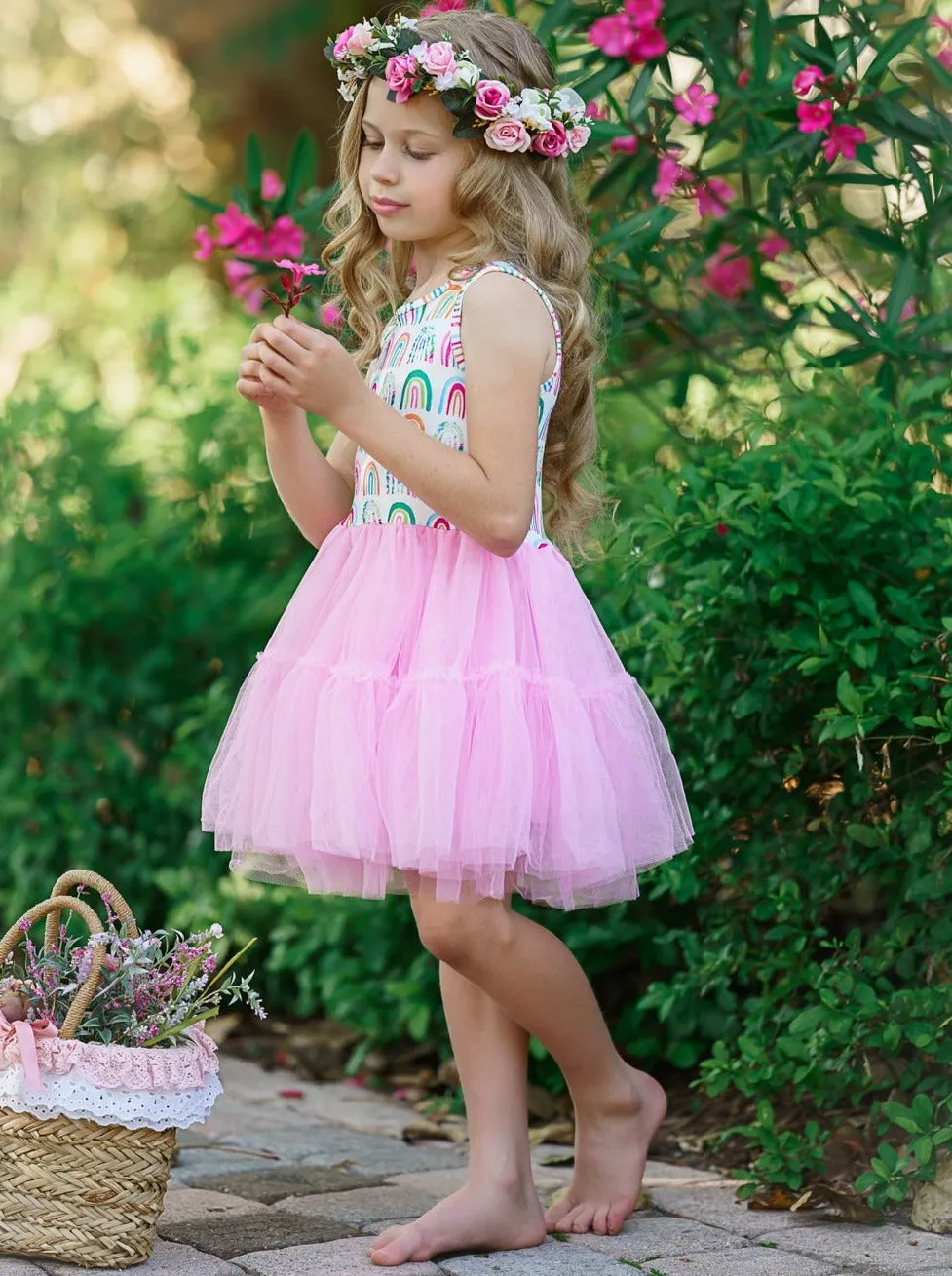 Rainbows and Sunshine Tutu Dress