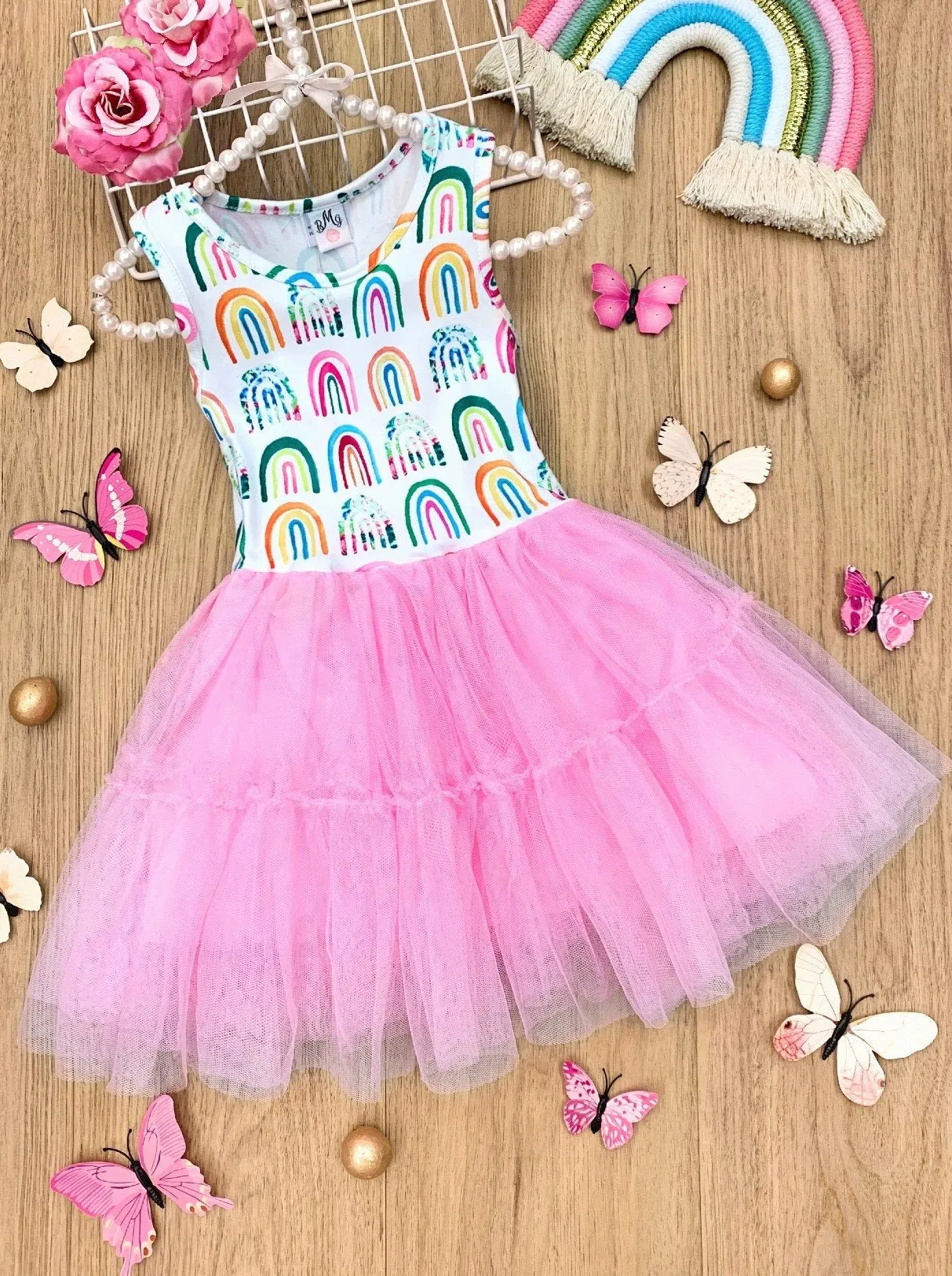 Rainbows and Sunshine Tutu Dress