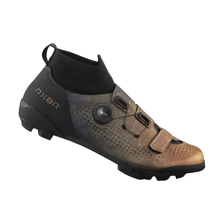 SHIMANO RX8R SHRX 801R Gravel Cycling Shoes - Metallic Orange