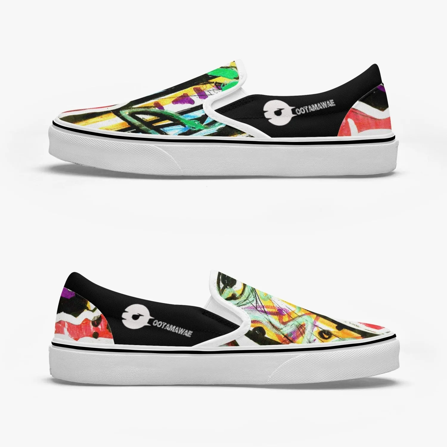 Slip-On Shoes Art in black