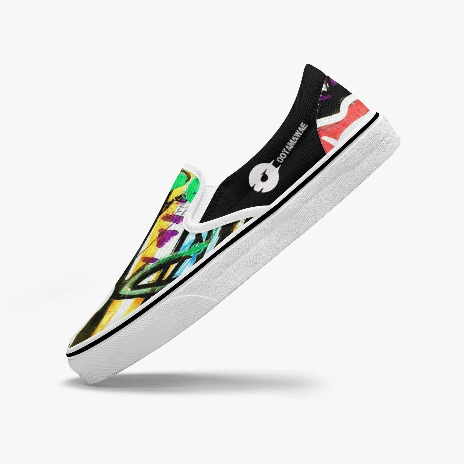 Slip-On Shoes Art in black