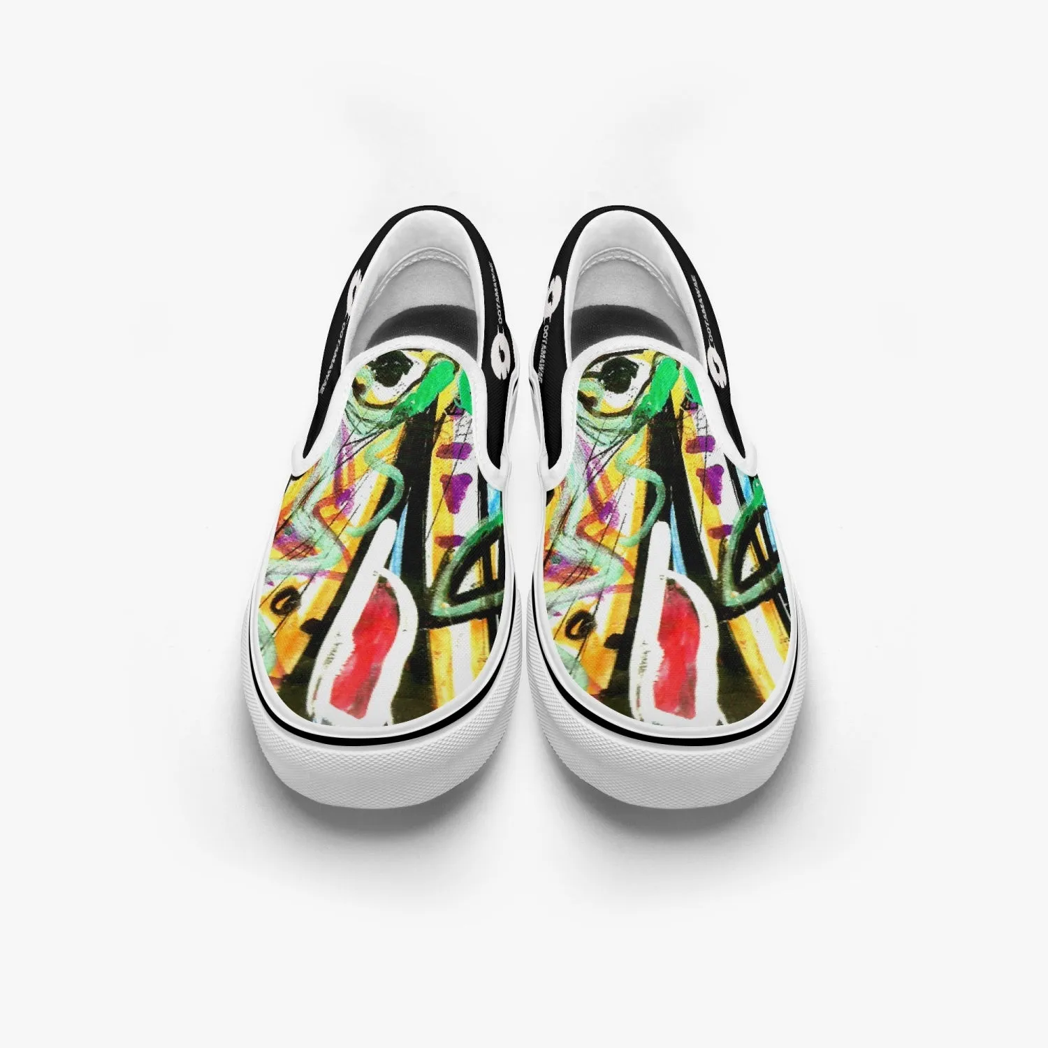 Slip-On Shoes Art in black