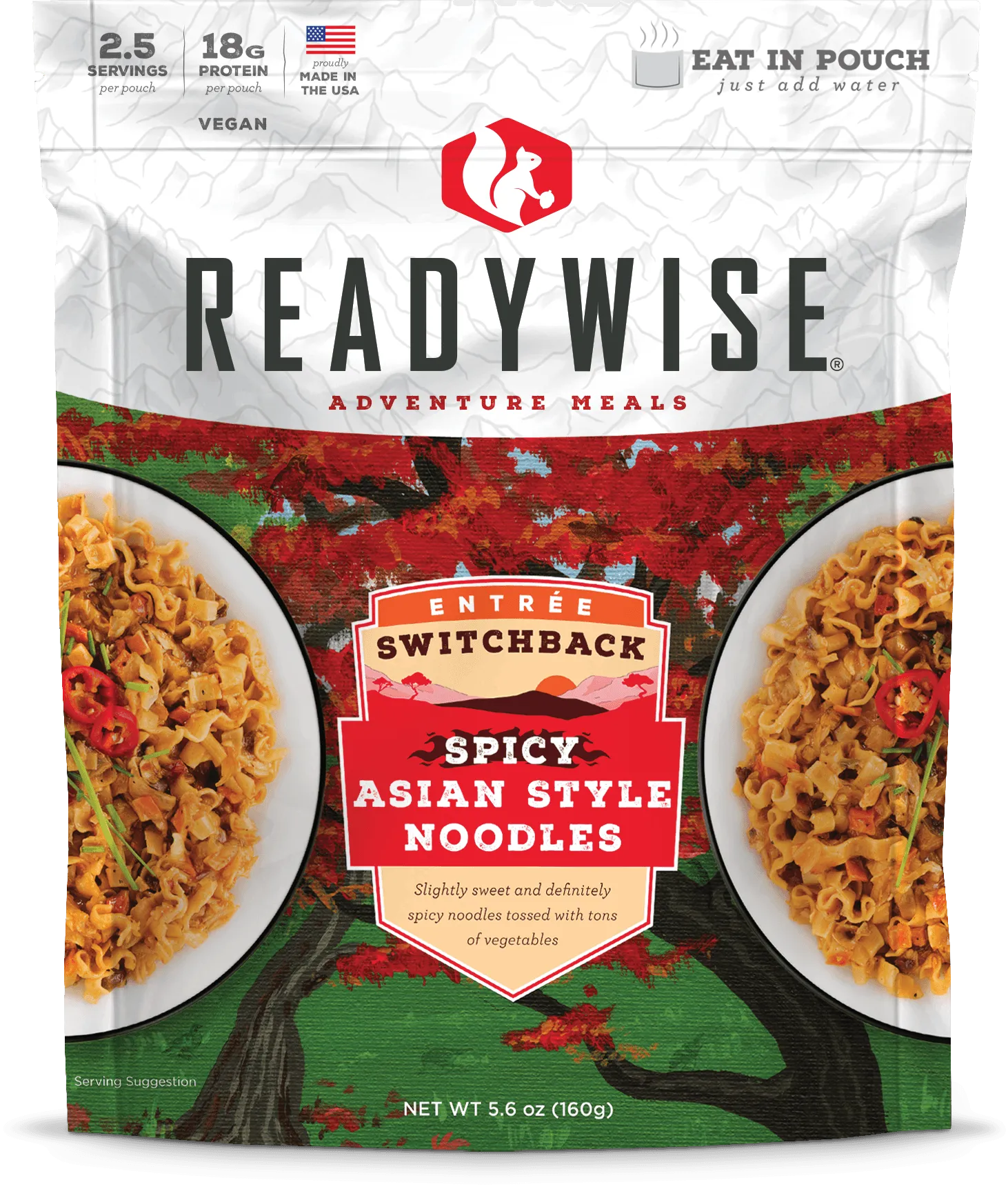 Switchback Spicy Asian Style Noodles