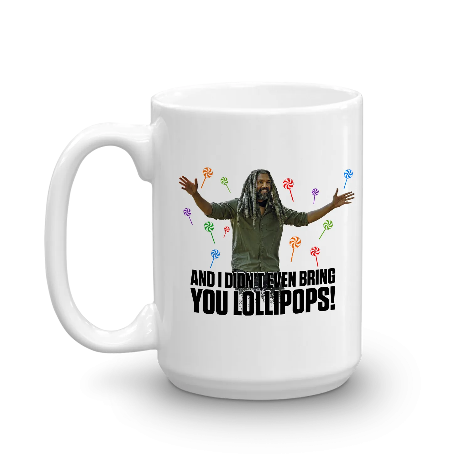 The Walking Dead Ezekiel Lollipops White Mug