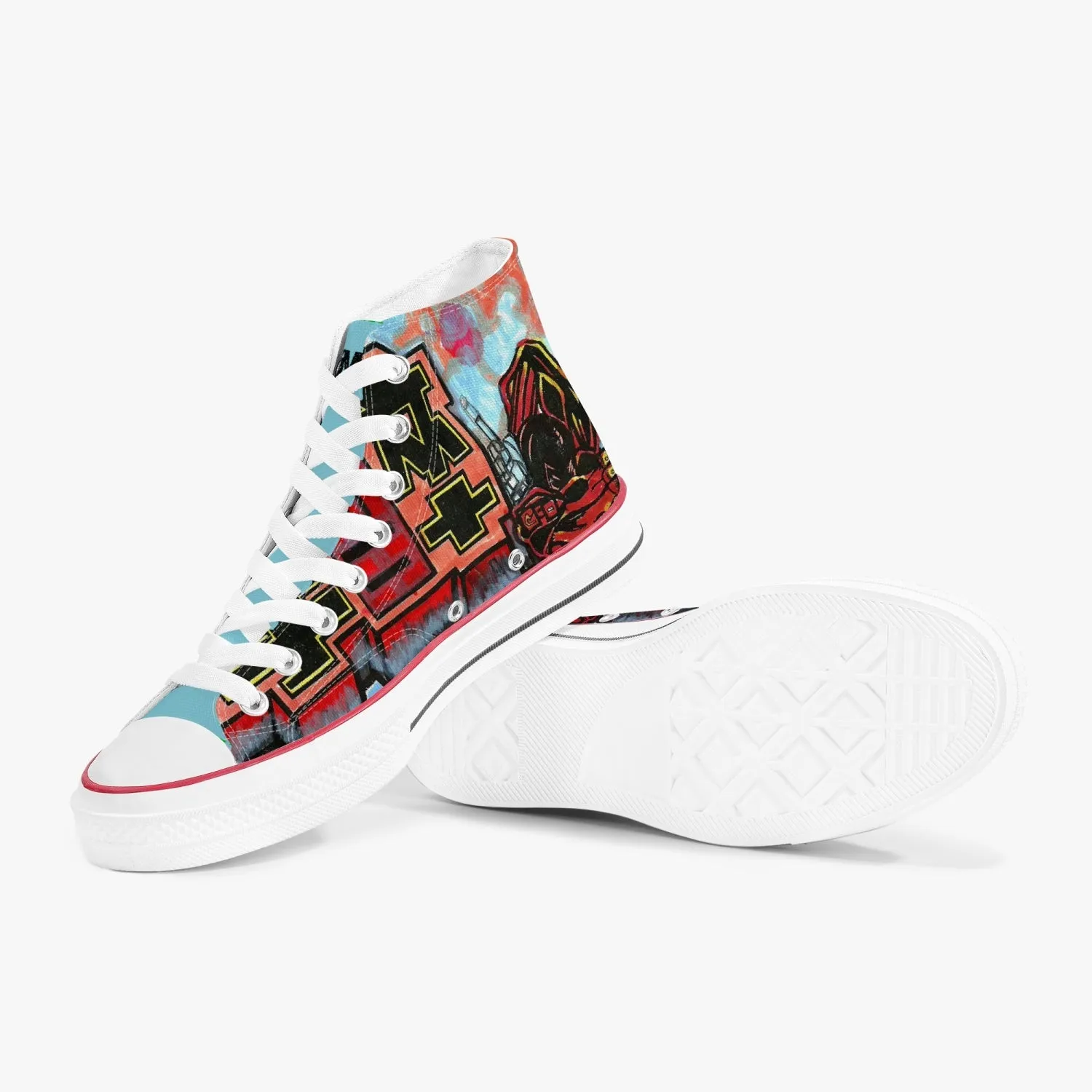 Urban High-Top Canvas Shoes