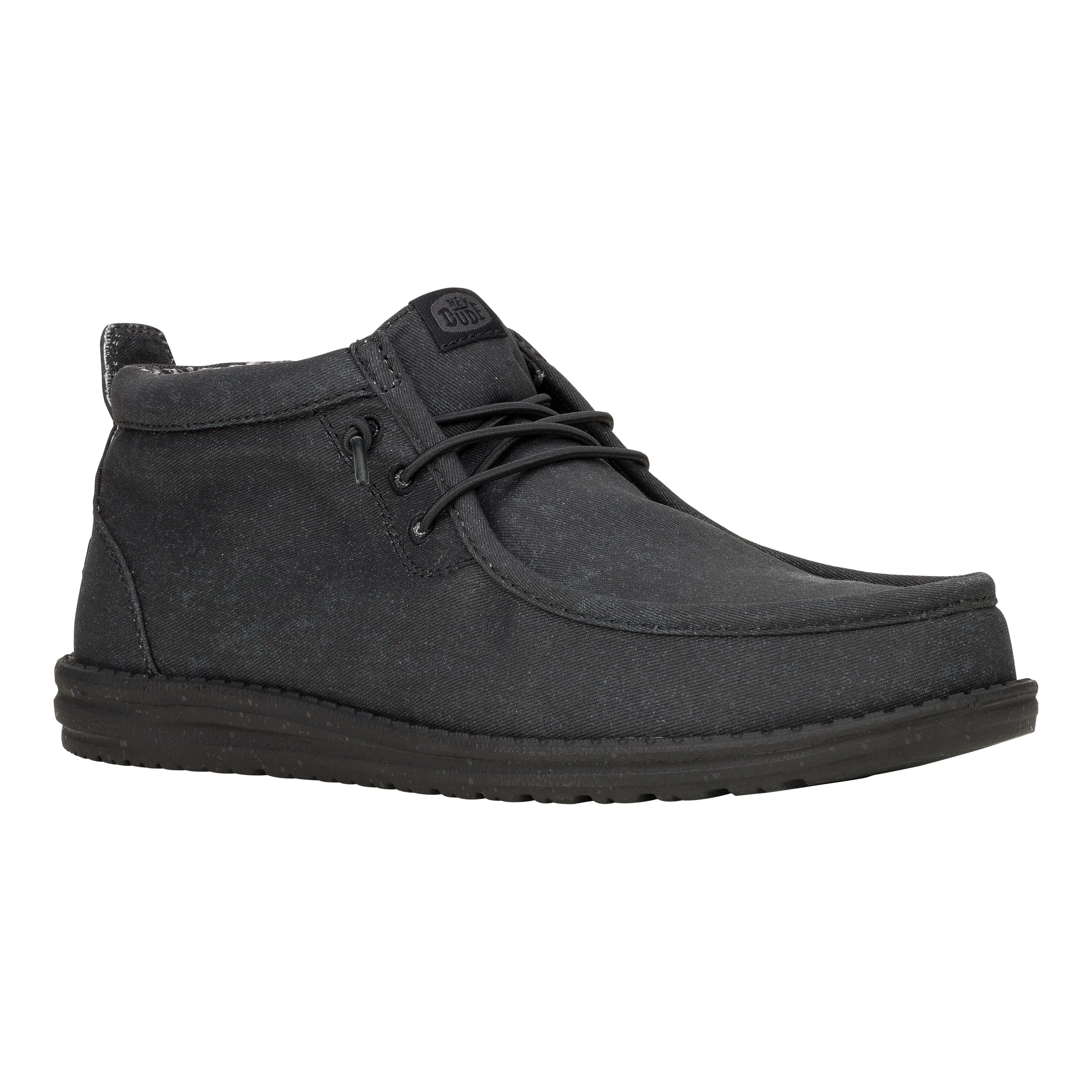 Wally Mid Stretch Canvas - Black/Black