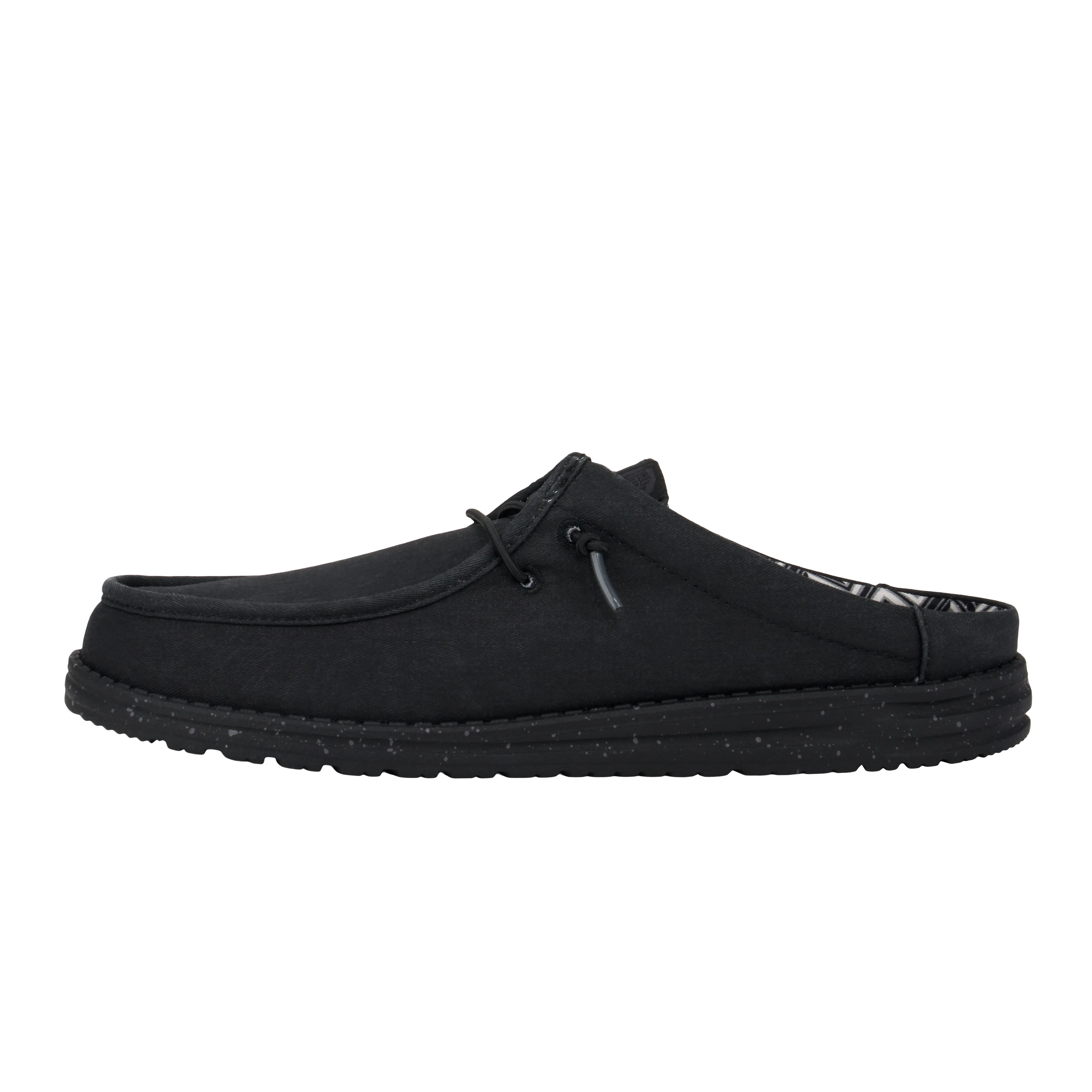 Wally Slip Stretch Canvas - Black/Black