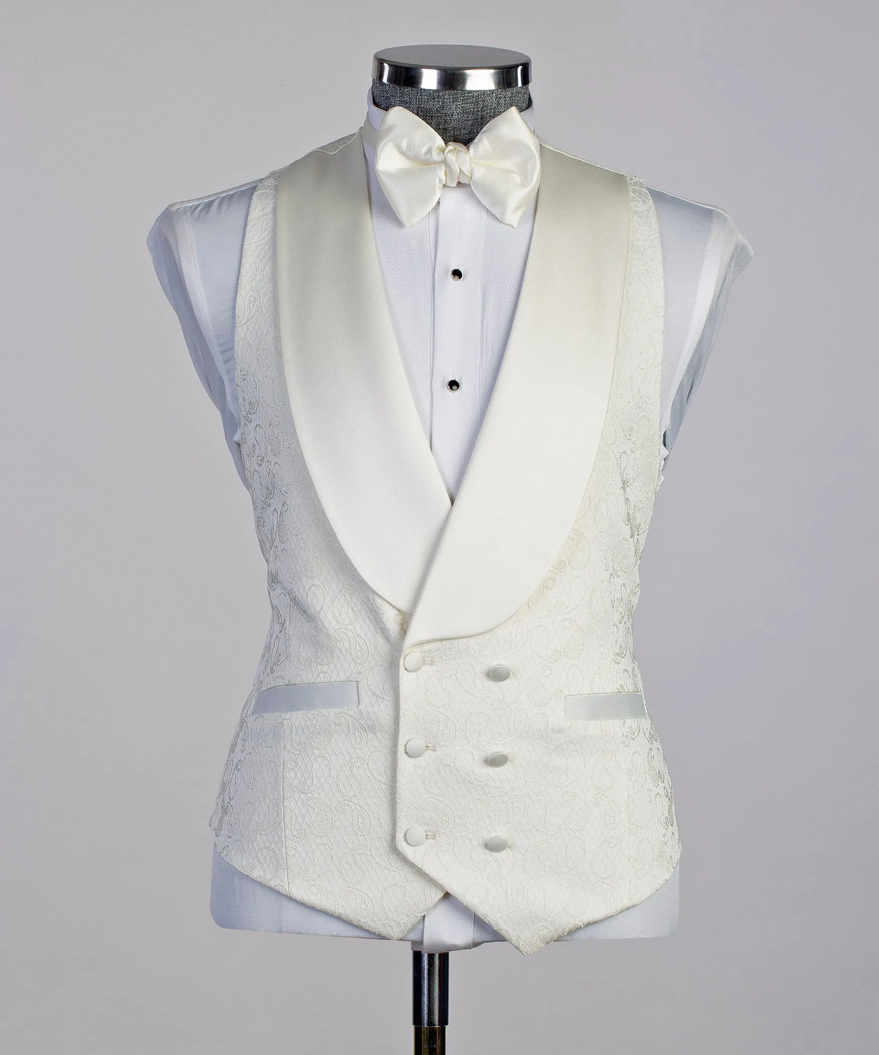 White 3 Piece Tuxedo For Men