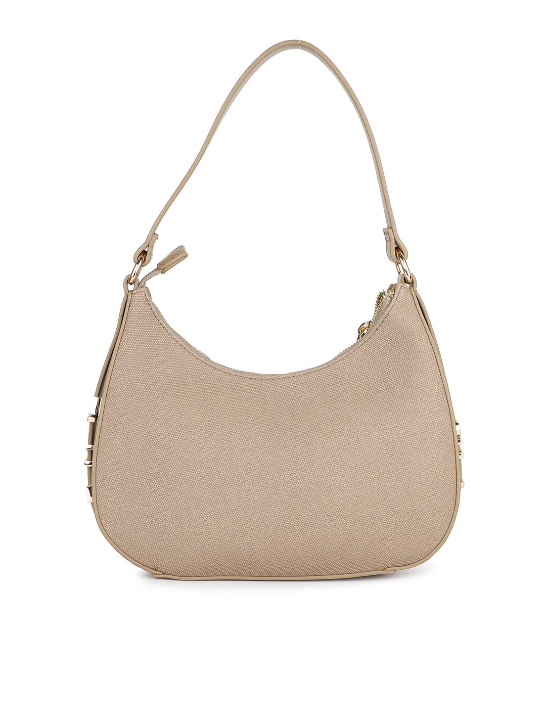 Women Camel Solid Shoulder Bag