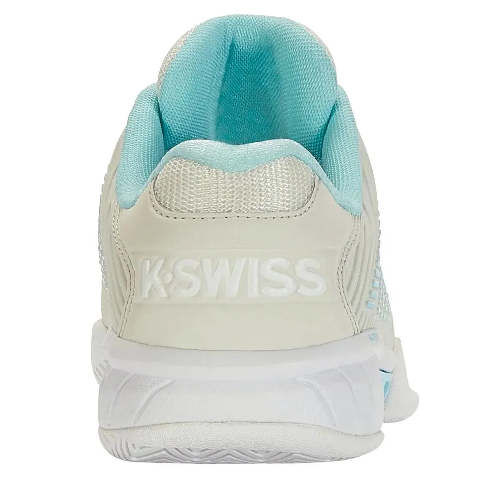 Women's Hypercourt Express 2 White and Blue Glow