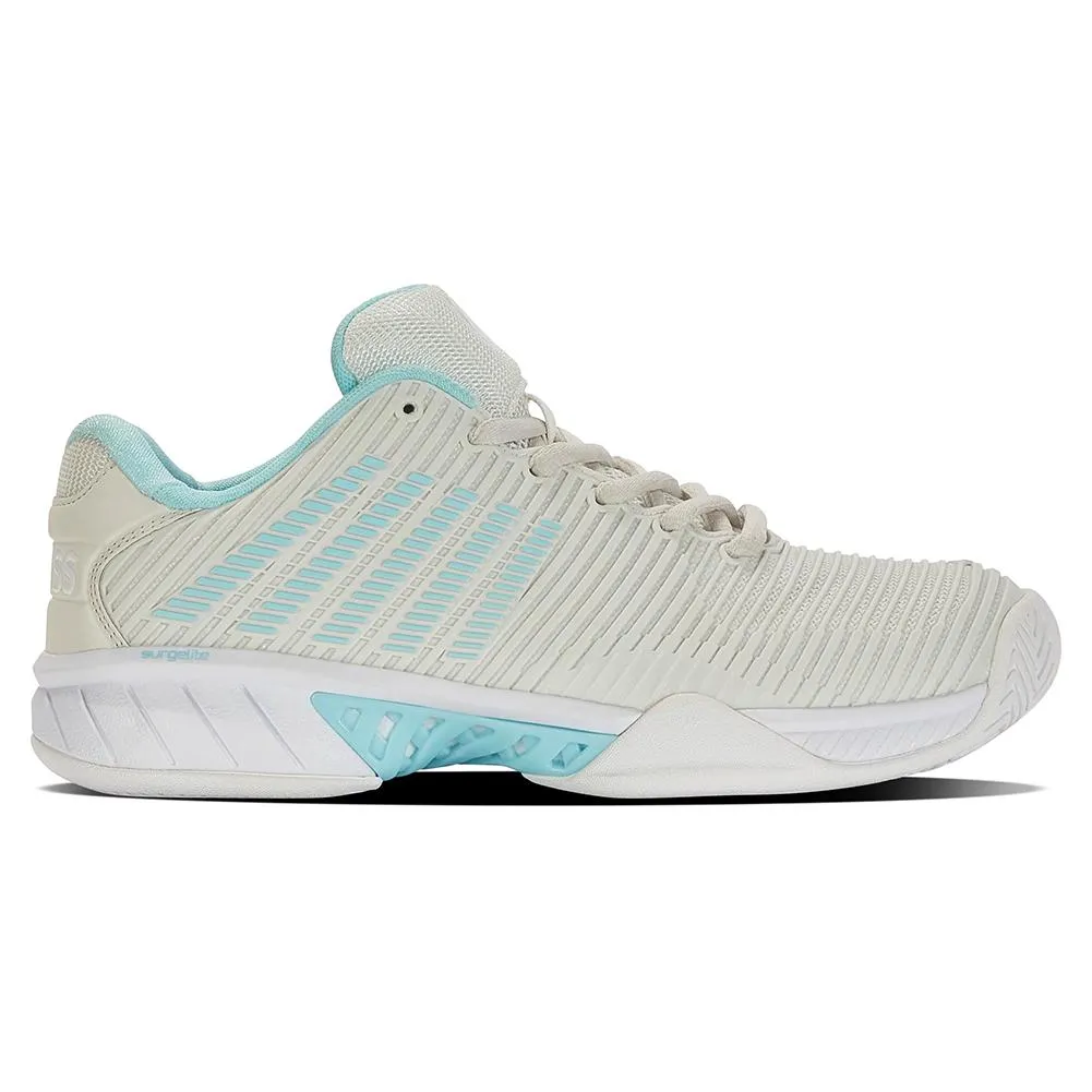 Women's Hypercourt Express 2 White and Blue Glow