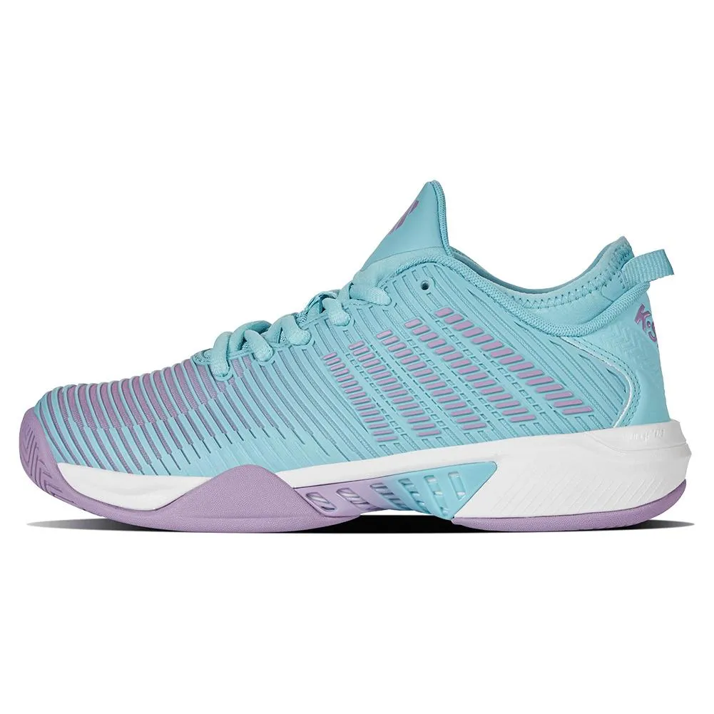 Women's Hypercourt Supreme Tennis Shoes Angel Blue and Sheer Lilac