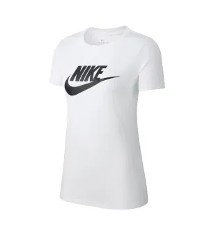 Womens Nike Essential Sportswear T-Shirt White/Black Everyday Tee