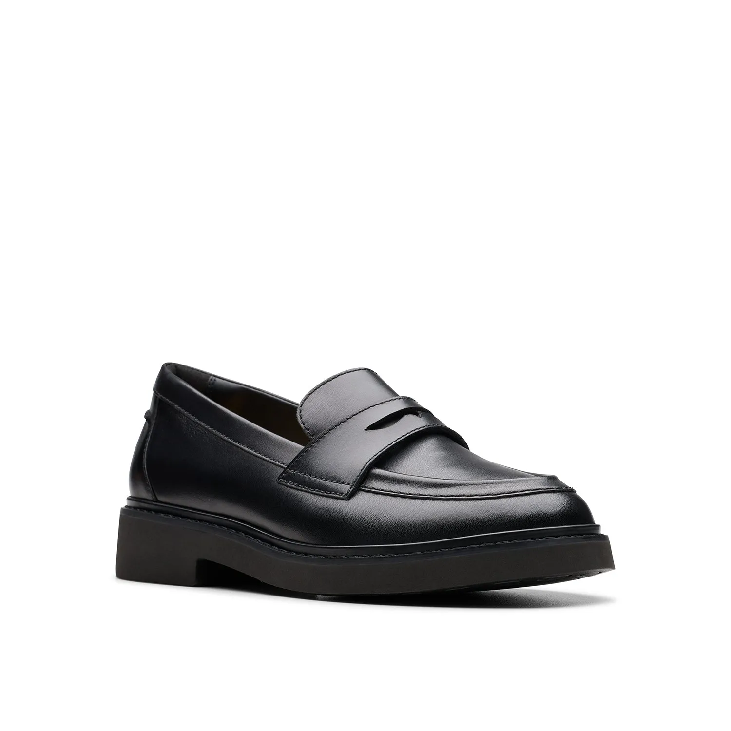 Womens - Splend Edge Black Leather